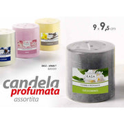 Candele profumate assortite  diam cm 9 x 9.5 h