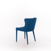 Chair in blue fabric 58x50,5x83h cm