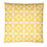 Geometric square fabric cushion cm45x45h10