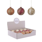 Christmas glass ball ball Assorted colors 8 cm 1 pcs