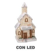 Cream resin house cm27x21h53