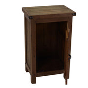 Cabinet with 1 country walnut door 50x36xh.80 cm
