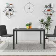 Monster extendable table 120x80 Anthracite structure and retro gray top