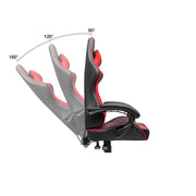 Katana red black tilting gaming chair