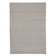 Gray outdoor carpet in hand-woven synthetic fiber 230x350