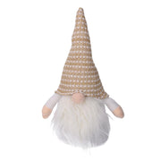 Gnome in white gold fabric cm19x17h45