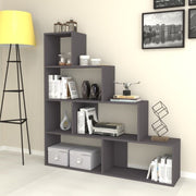 Alis scale bookcase 145x145 cm. concrete