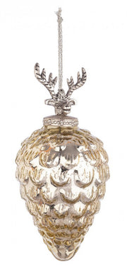 Gold Pinecone Decorum Vt Pendant Set of 4