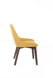 Set of 4 Fabric Chairs 62cm x 49.5cm x 87cm