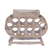 Wooden bottle holder 10 places cm59x19h48