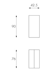 Scratch-resistant extendable console in dove gray lacquered mdf 90x42.5/302.5x76h cm
