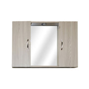 2-door elm bathroom mirror cabinet h.61x80x14 cm