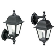 Up & Down E27 Applique In Resin black devil line