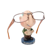 Lion resin glasses holder with spring cm8x7,8h13,5