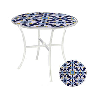 Sorrento metal mosaic table 60 cm