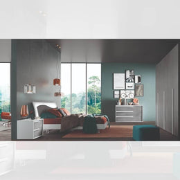 Jolanda concrete and white ash bedroom