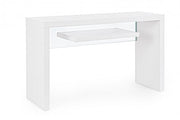 Console 2P Line Wood White 120X40