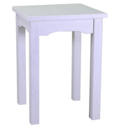 Nantes white wood display table cm154x46xh100