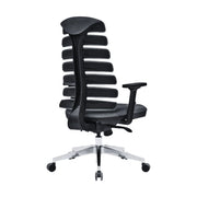Spring office armchair black