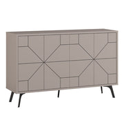 Dune sideboard 2 doors dove gray 123 cm