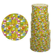 Cardboard box 1-5 owls cmø40,5x17,8