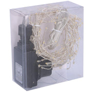 Wire light 160 warm white micro led fixed power supply for outdoor use cm1x1x200