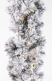 4x Snowy Thurn Garland H180 C