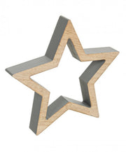 6x Gray L Star Shape