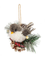 12x Grey Bird Scot Pendant C