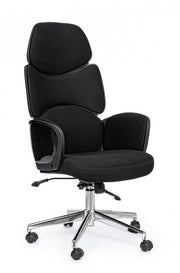 Armstrong upholstered office armchair in black