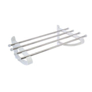 White Aluminum Bathroom Shelf 50 x 29.5 x 20 cm