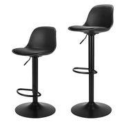 Adjustable All Black Stool 36x40x85 cm