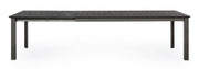 Konnor anthracite extendable garden table 200-300 x 110 cm