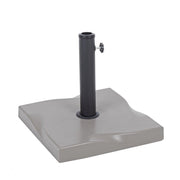 Square concrete umbrella base Thessaloniki 25 kg 44.5 x 44.5 x 37.5 cm
