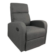 Manual Relax Armchair in Grey Fabric 77 x 93 x 106 H