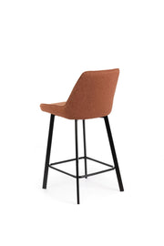 Set of 2 Fabric Stools 50cm x 44cm x 94cm