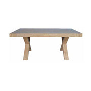 Table with elm folding top 2 side extensions 180 - 280x100xh.75 cm