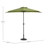 Kalife Mezzaluna Umbrella 2.7 Olives -