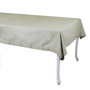 Rectangular dove gray Juliette tablecloth cm140x240