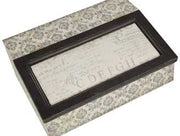 Black-white rectangular box jt-2931 cm. 24 x 18 x 9.5