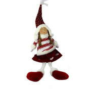 Girl red fabric cm16x6h55