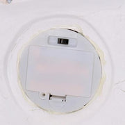 Gray red gnome fabric puppet cm35x25h90