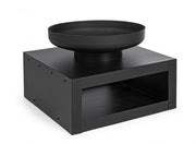 Brazier with black wood holder Efesto garden furniture