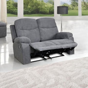 Chicago 2-seater gray reclining sofa Twist 20