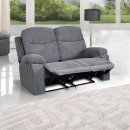 Chicago 2-seater gray reclining sofa Twist 20