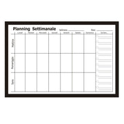 Agenda magnetic blackboard with marker cm60x40x1,5