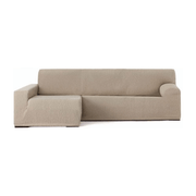 Troya elastic sofa cover left peninsula beige long armrest 250/310