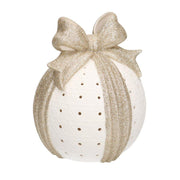 Sitting angel in gold fabric cm24x13h70