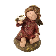 Gold resin angel cm15,5x15h22