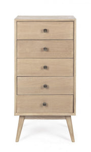 Chest of 5 drawers Alannis minimal design